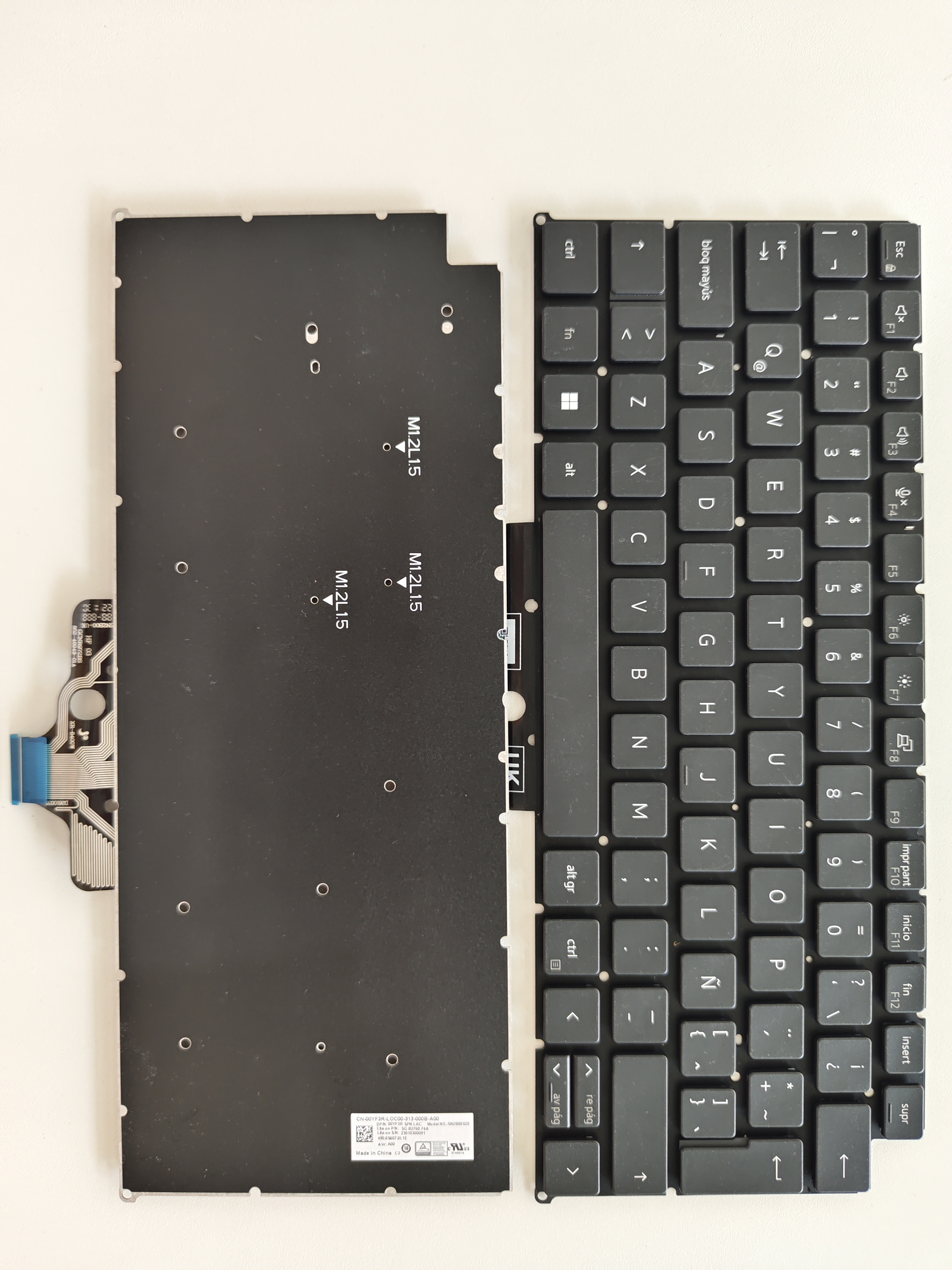 Picture of New Replacement Laptop Keyboard For DELL 7340/7340 2-in-1/Latitude 7340 P178G BLACK LA Layout